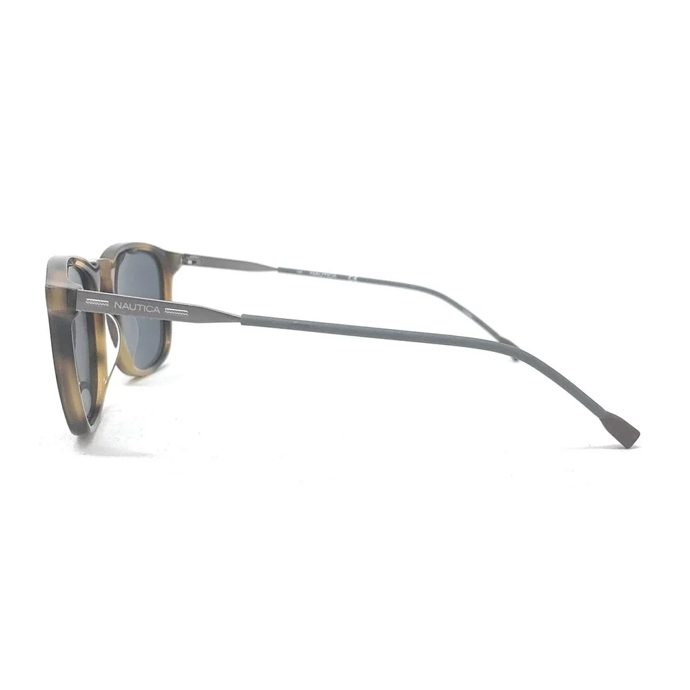 NAUTICA Polarized Men's  Mirrored Sunglasses N6238S 101 218 Brown Tortorice 53mm